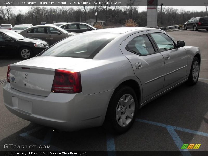Bright Silver Metallic / Dark Slate Gray/Light Slate Gray 2007 Dodge Charger