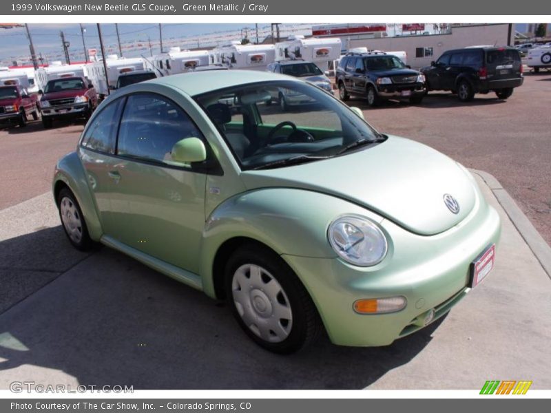 Green Metallic / Gray 1999 Volkswagen New Beetle GLS Coupe