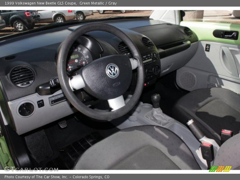 Green Metallic / Gray 1999 Volkswagen New Beetle GLS Coupe