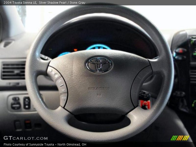 Silver Shadow Pearl / Stone Gray 2004 Toyota Sienna LE