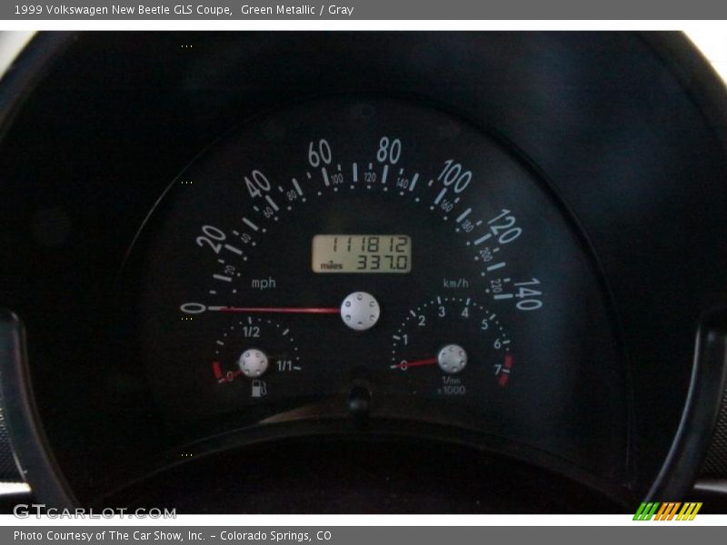 Green Metallic / Gray 1999 Volkswagen New Beetle GLS Coupe