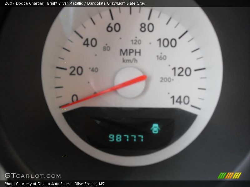 Bright Silver Metallic / Dark Slate Gray/Light Slate Gray 2007 Dodge Charger