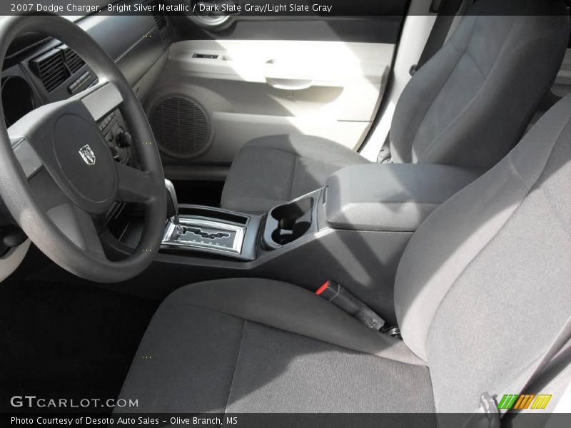 Bright Silver Metallic / Dark Slate Gray/Light Slate Gray 2007 Dodge Charger