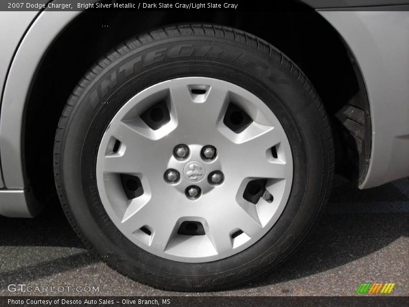 Bright Silver Metallic / Dark Slate Gray/Light Slate Gray 2007 Dodge Charger