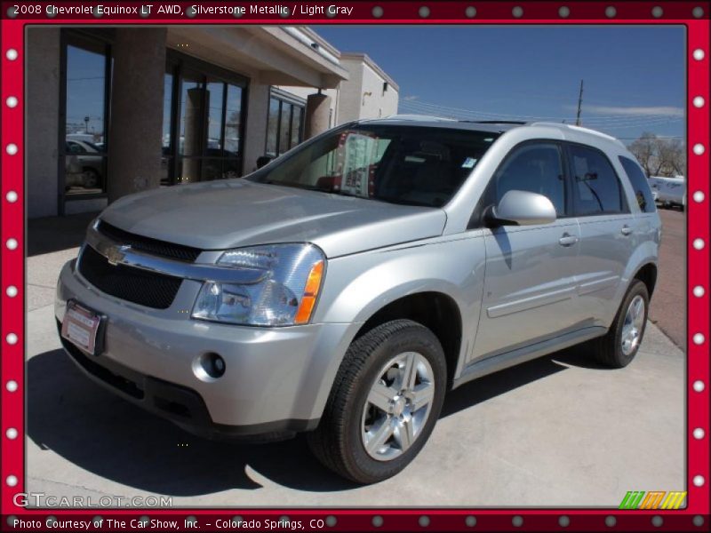 Silverstone Metallic / Light Gray 2008 Chevrolet Equinox LT AWD