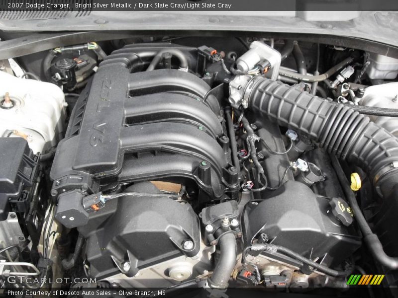 Bright Silver Metallic / Dark Slate Gray/Light Slate Gray 2007 Dodge Charger