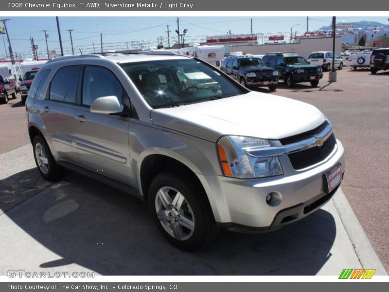 Silverstone Metallic / Light Gray 2008 Chevrolet Equinox LT AWD