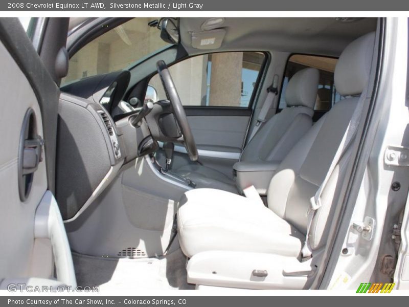 Silverstone Metallic / Light Gray 2008 Chevrolet Equinox LT AWD