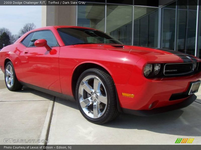 TorRed / Dark Slate Gray 2009 Dodge Challenger R/T