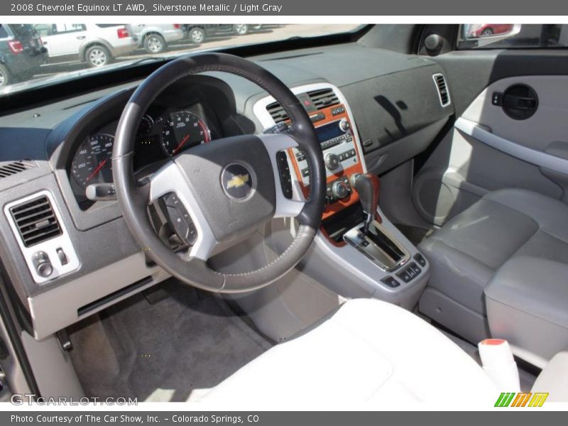 Silverstone Metallic / Light Gray 2008 Chevrolet Equinox LT AWD