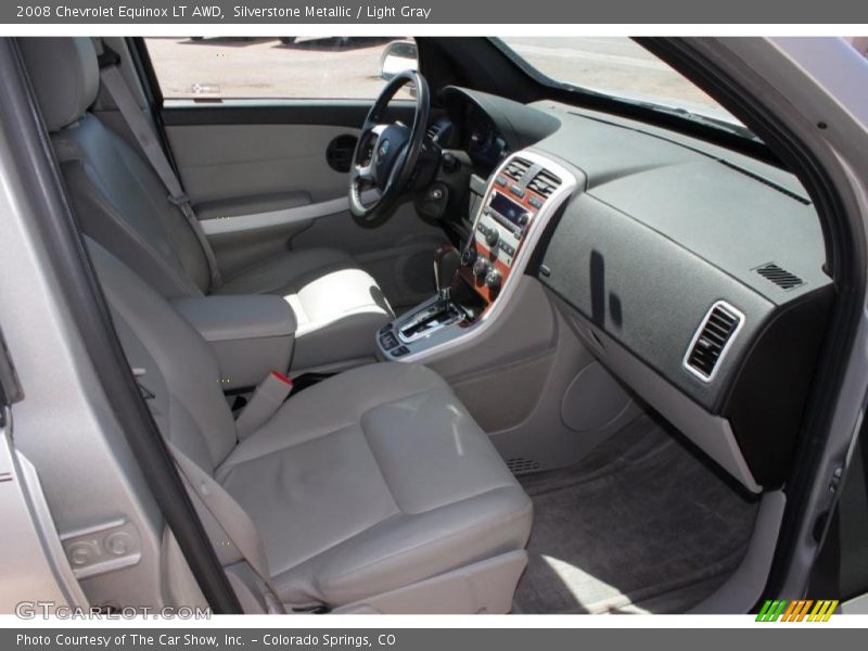 Silverstone Metallic / Light Gray 2008 Chevrolet Equinox LT AWD