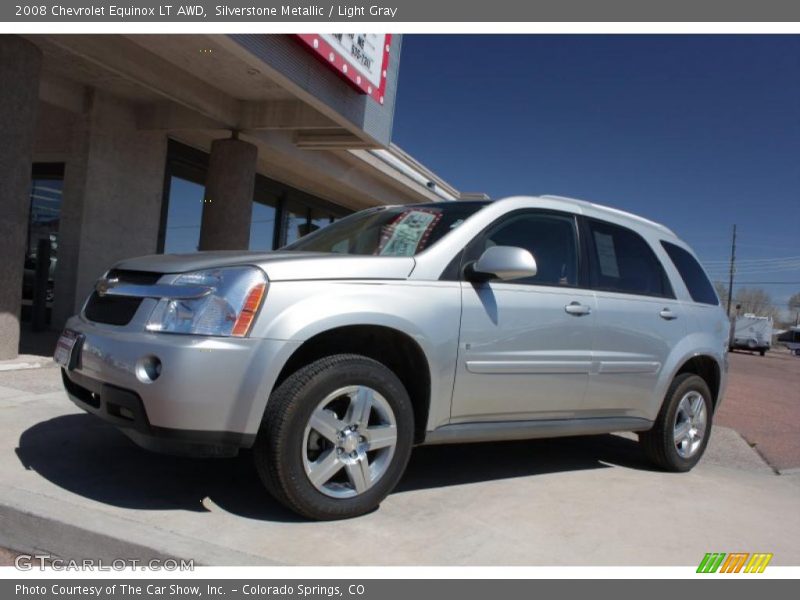 Silverstone Metallic / Light Gray 2008 Chevrolet Equinox LT AWD