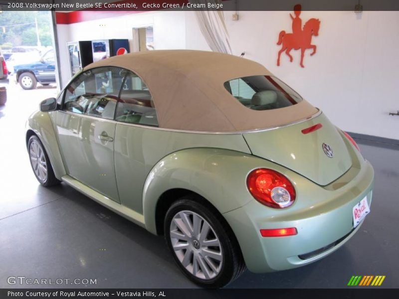 Gecko Green / Cream Beige 2008 Volkswagen New Beetle SE Convertible