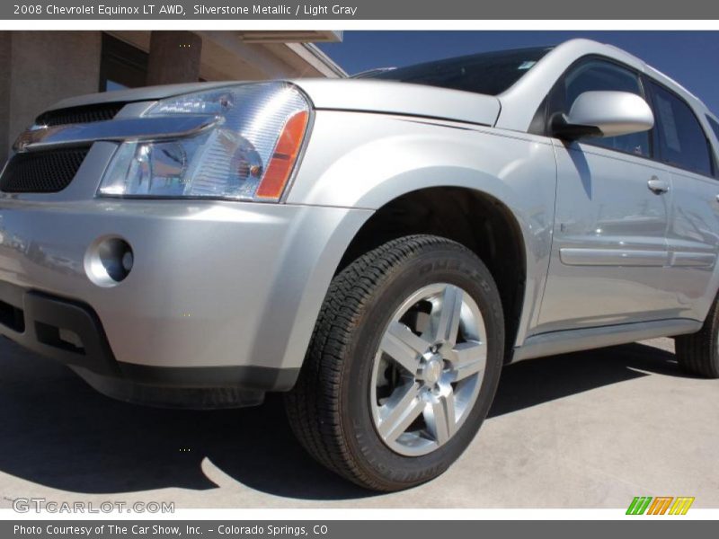 Silverstone Metallic / Light Gray 2008 Chevrolet Equinox LT AWD