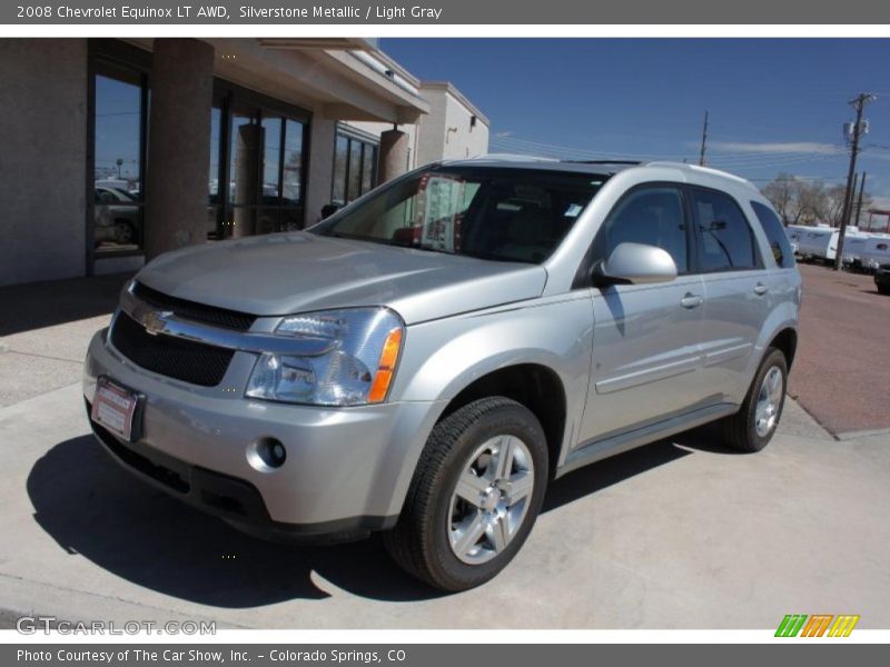 Silverstone Metallic / Light Gray 2008 Chevrolet Equinox LT AWD