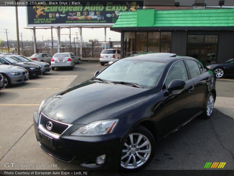 Black Onyx / Black 2006 Lexus IS 250 AWD
