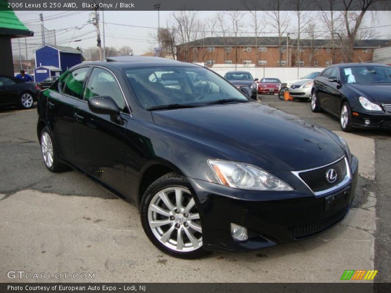 Black Onyx / Black 2006 Lexus IS 250 AWD