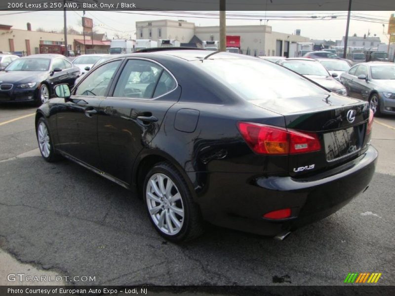 Black Onyx / Black 2006 Lexus IS 250 AWD