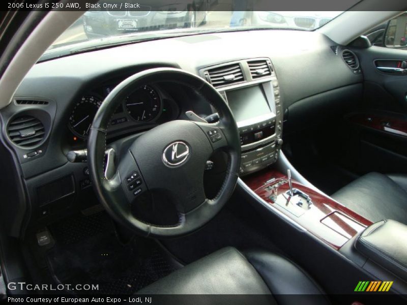 Black Onyx / Black 2006 Lexus IS 250 AWD