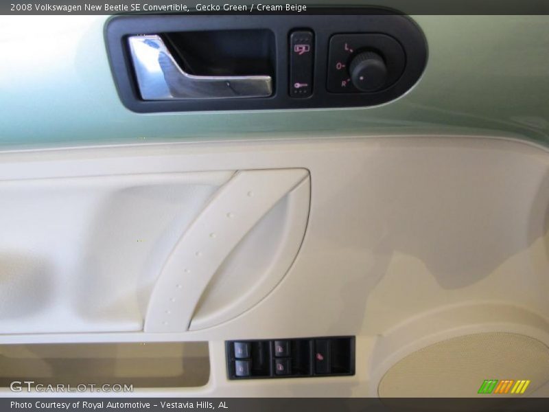 Gecko Green / Cream Beige 2008 Volkswagen New Beetle SE Convertible