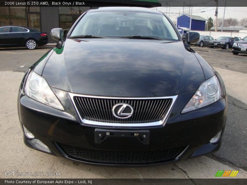 Black Onyx / Black 2006 Lexus IS 250 AWD