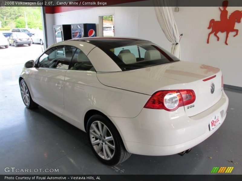 Candy White / Cornsilk Beige 2008 Volkswagen Eos 2.0T