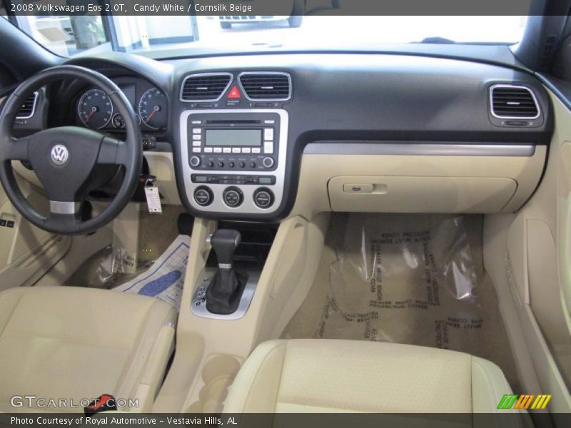 Candy White / Cornsilk Beige 2008 Volkswagen Eos 2.0T