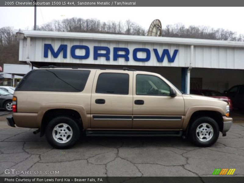 Sandstone Metallic / Tan/Neutral 2005 Chevrolet Suburban 1500 LS 4x4