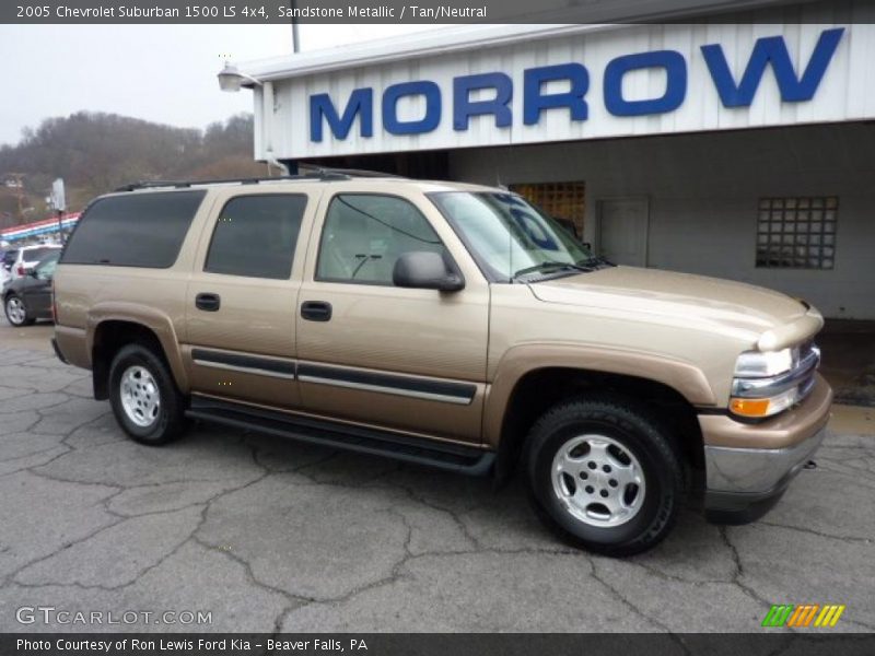 Sandstone Metallic / Tan/Neutral 2005 Chevrolet Suburban 1500 LS 4x4