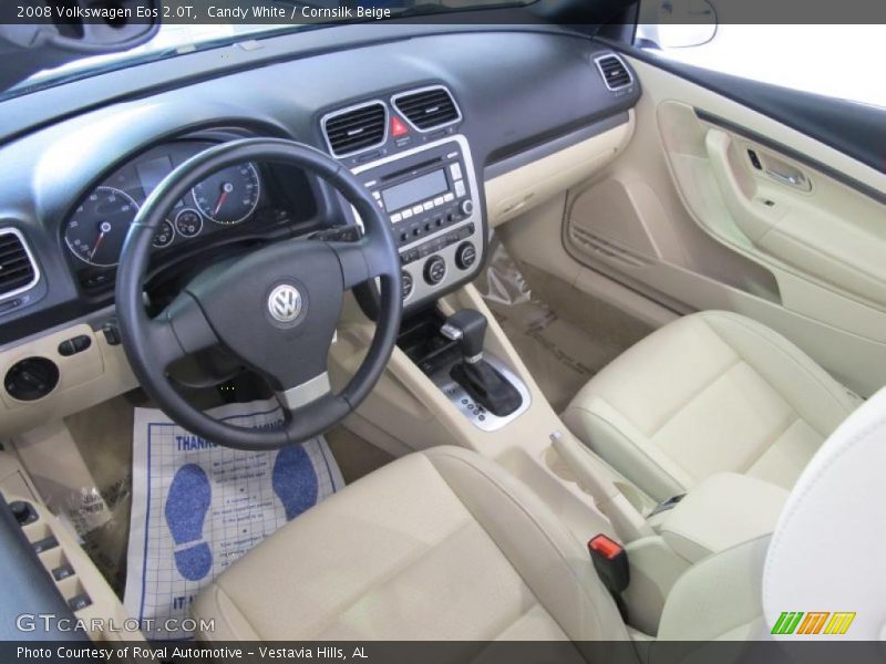 Candy White / Cornsilk Beige 2008 Volkswagen Eos 2.0T