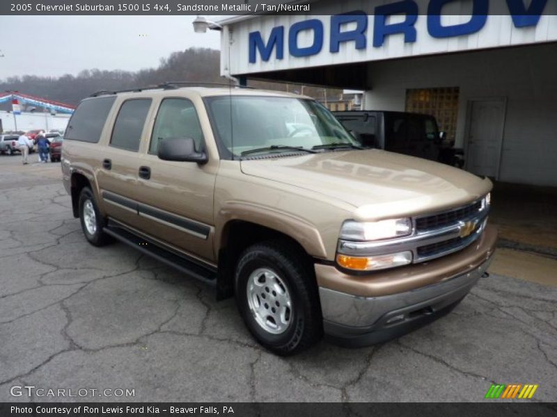 Sandstone Metallic / Tan/Neutral 2005 Chevrolet Suburban 1500 LS 4x4