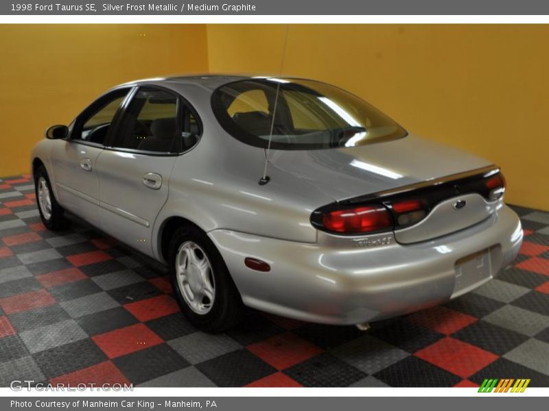 Silver Frost Metallic / Medium Graphite 1998 Ford Taurus SE