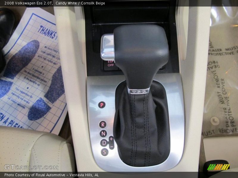 Candy White / Cornsilk Beige 2008 Volkswagen Eos 2.0T