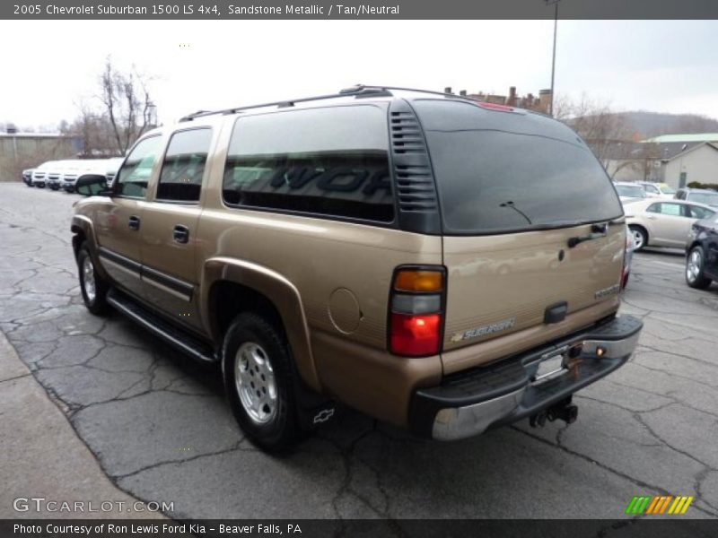 Sandstone Metallic / Tan/Neutral 2005 Chevrolet Suburban 1500 LS 4x4