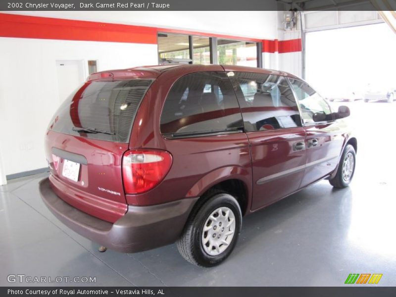 Dark Garnet Red Pearl / Taupe 2002 Chrysler Voyager