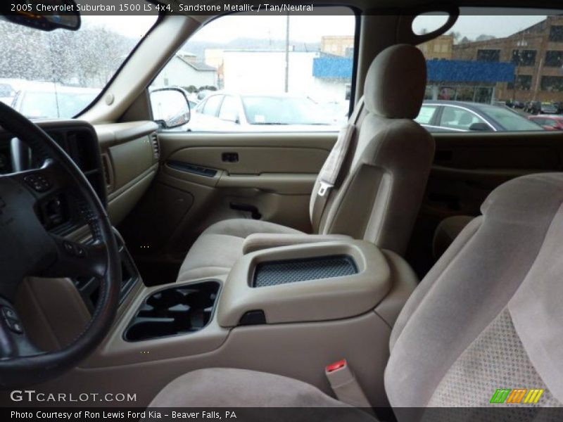 Sandstone Metallic / Tan/Neutral 2005 Chevrolet Suburban 1500 LS 4x4