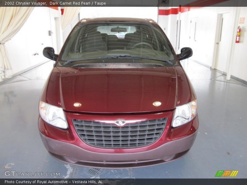 Dark Garnet Red Pearl / Taupe 2002 Chrysler Voyager