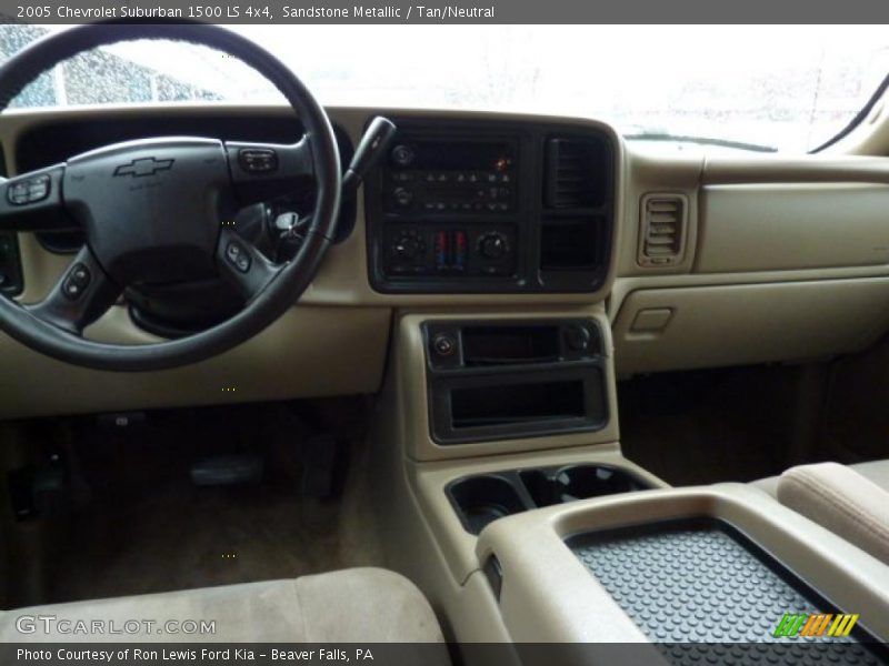 Sandstone Metallic / Tan/Neutral 2005 Chevrolet Suburban 1500 LS 4x4