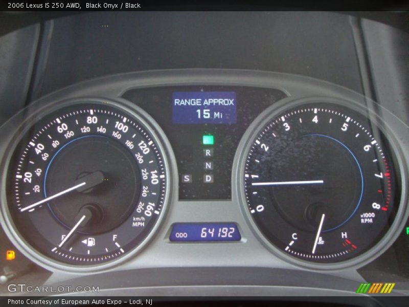 Black Onyx / Black 2006 Lexus IS 250 AWD