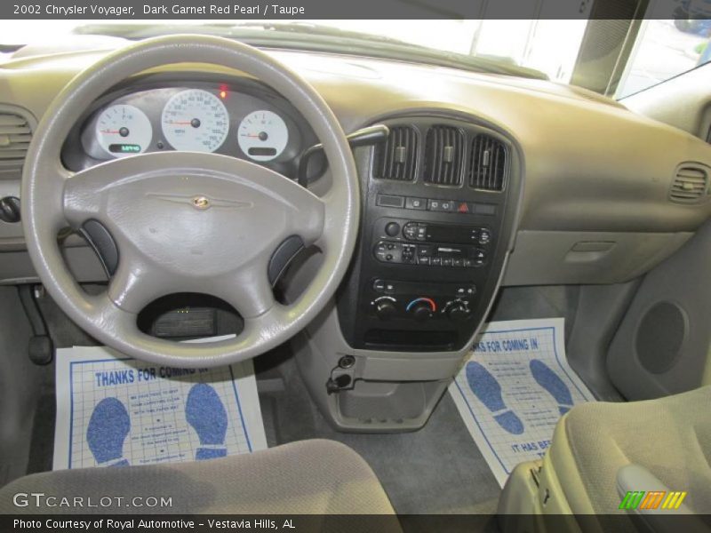 Dashboard of 2002 Voyager 