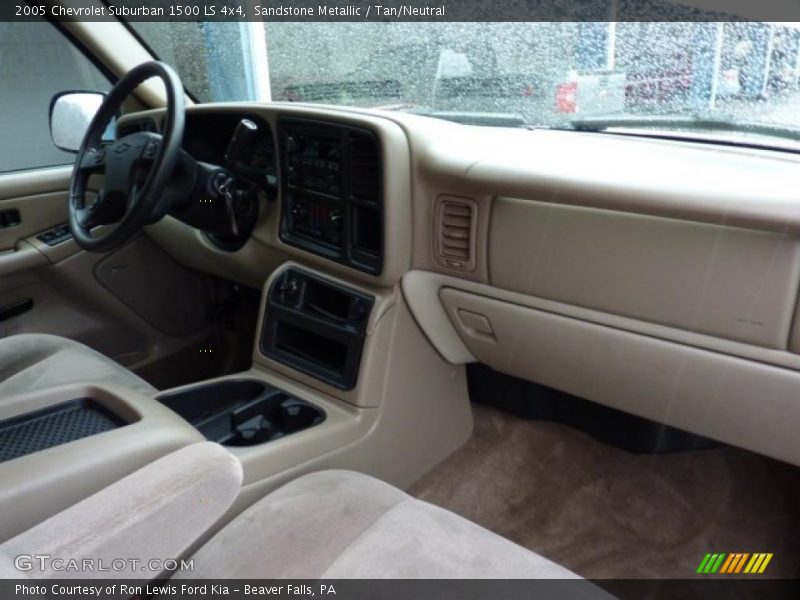 Sandstone Metallic / Tan/Neutral 2005 Chevrolet Suburban 1500 LS 4x4