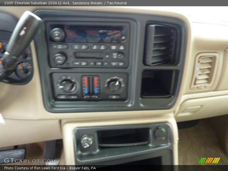 Sandstone Metallic / Tan/Neutral 2005 Chevrolet Suburban 1500 LS 4x4