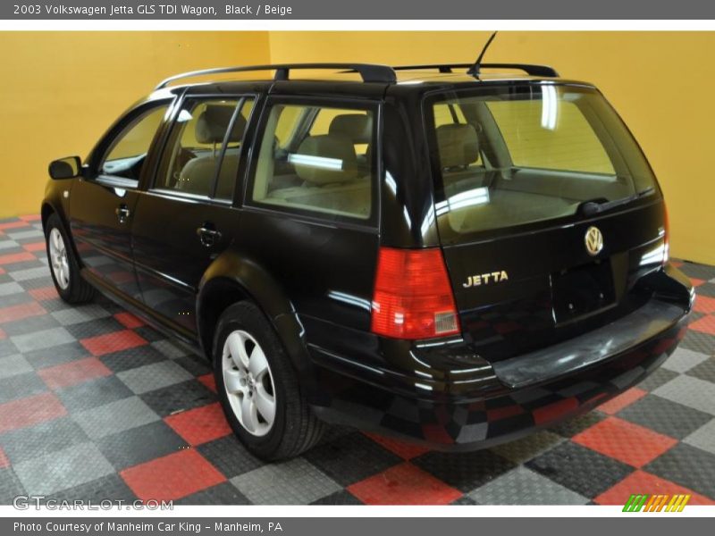 Black / Beige 2003 Volkswagen Jetta GLS TDI Wagon