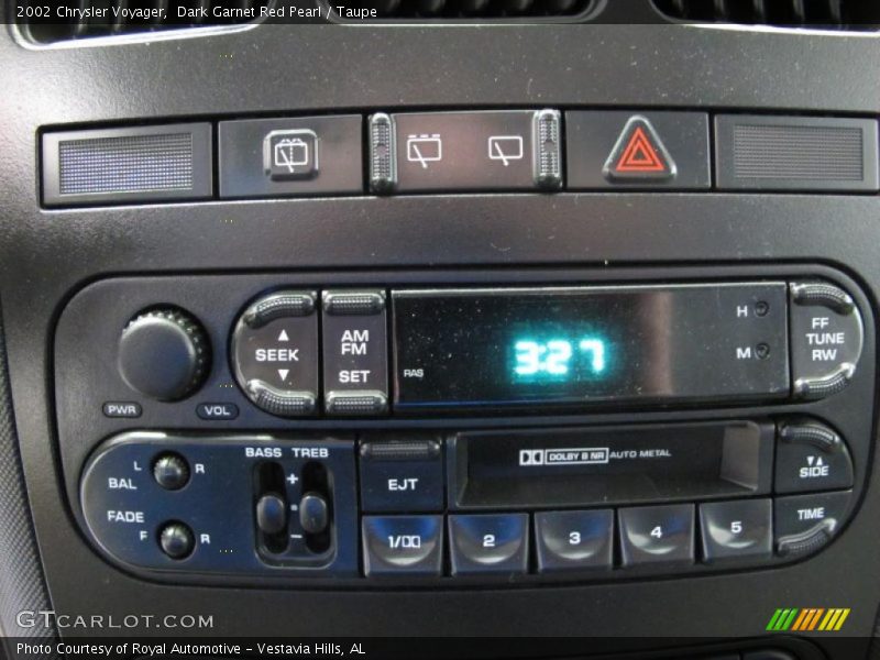 Controls of 2002 Voyager 