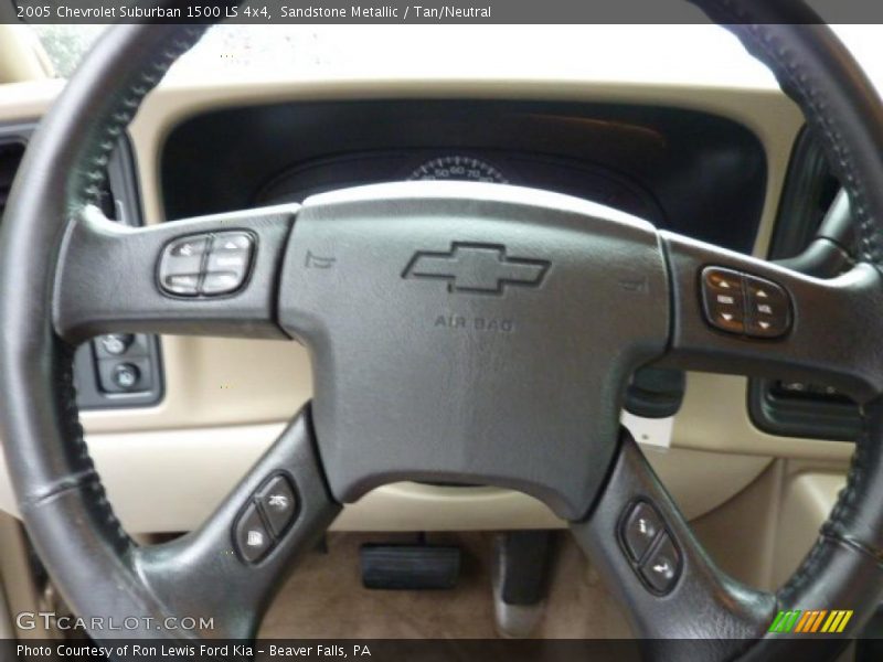 Sandstone Metallic / Tan/Neutral 2005 Chevrolet Suburban 1500 LS 4x4