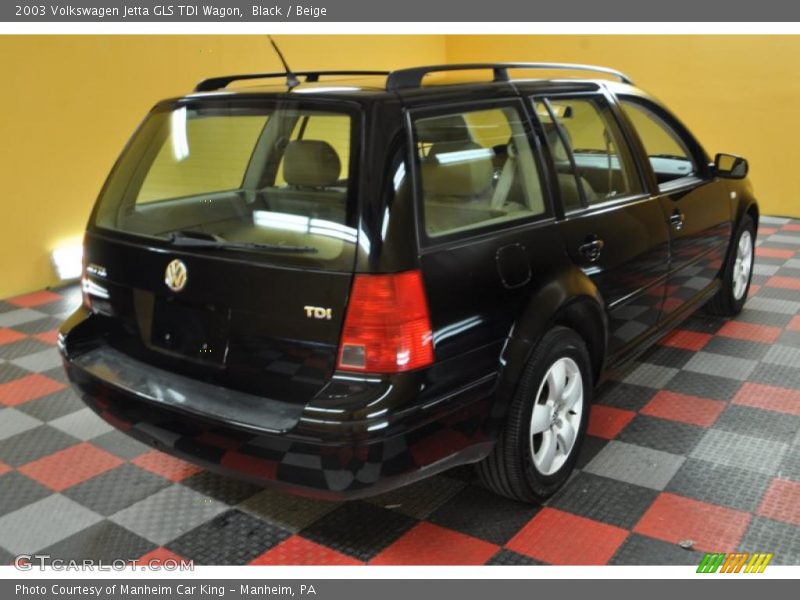 Black / Beige 2003 Volkswagen Jetta GLS TDI Wagon