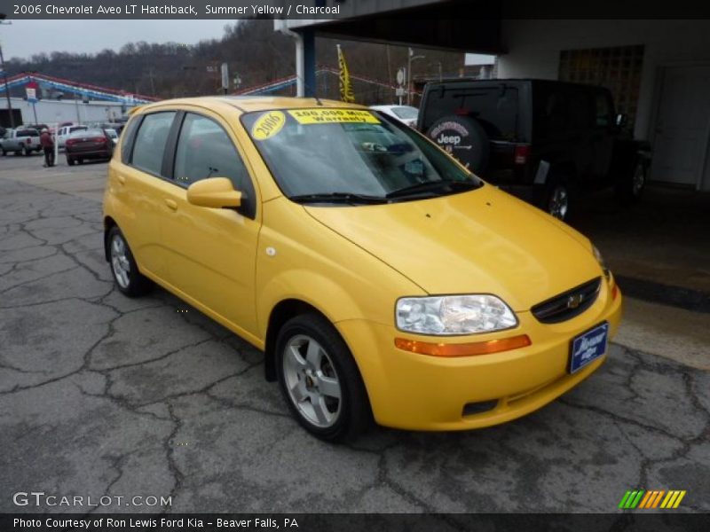 Summer Yellow / Charcoal 2006 Chevrolet Aveo LT Hatchback