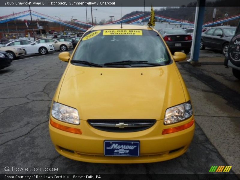 Summer Yellow / Charcoal 2006 Chevrolet Aveo LT Hatchback