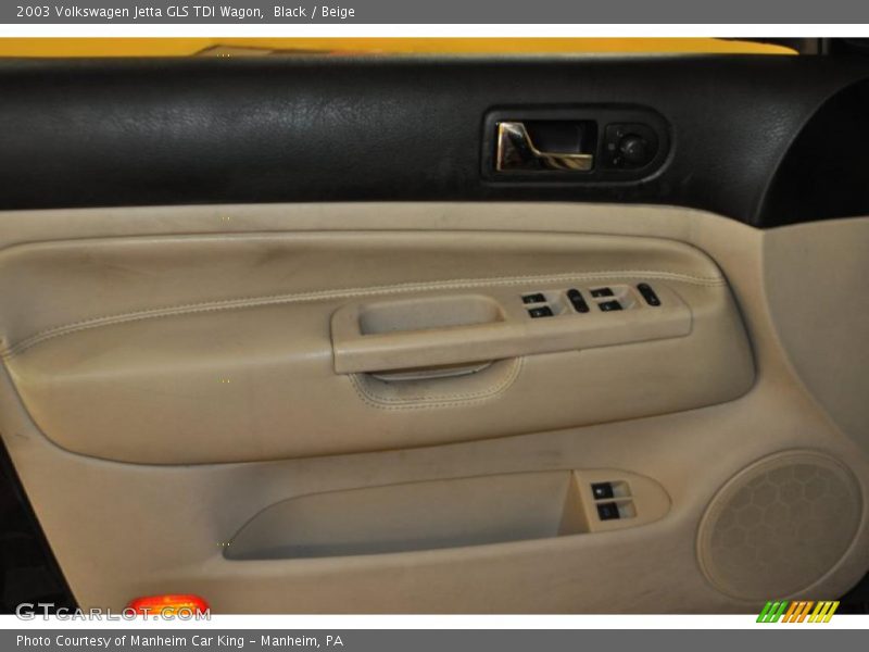 Black / Beige 2003 Volkswagen Jetta GLS TDI Wagon