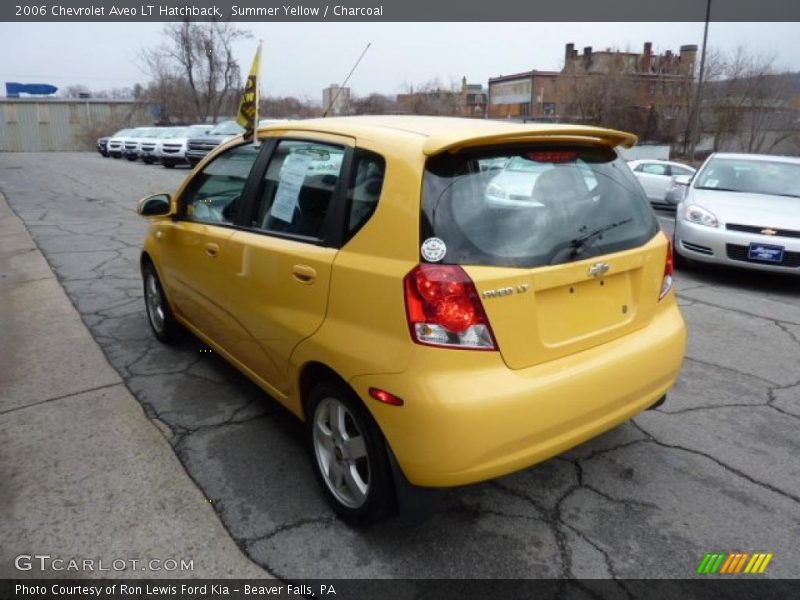 Summer Yellow / Charcoal 2006 Chevrolet Aveo LT Hatchback